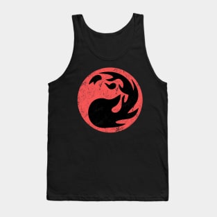 Red Mana Magic The Gathering Vintage Tank Top